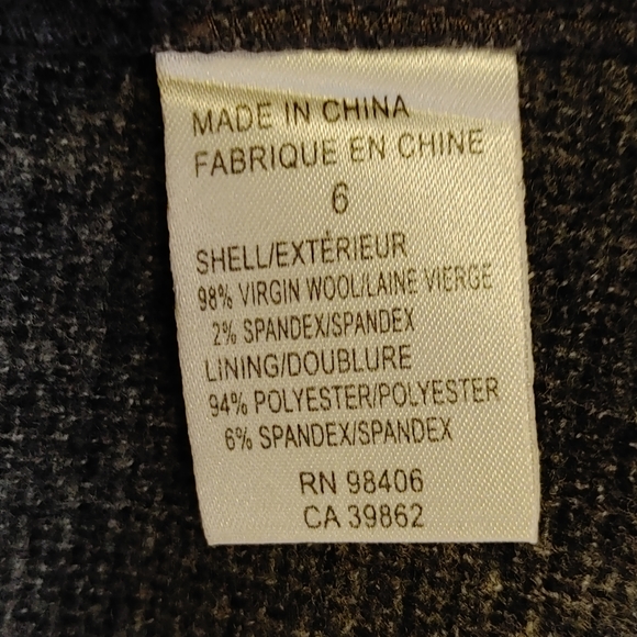 THEORY SALEA VIRGIN WOOL SHEATH DRESS WITH POCKETS, GRAY 6 - Picture 8 of 9